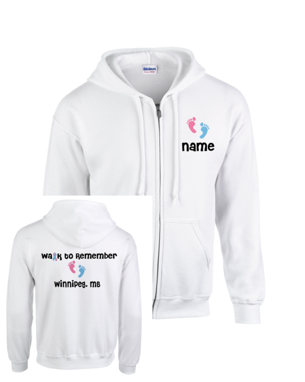 White A Walk to Remember Unisex and Youth Zip Hoodie