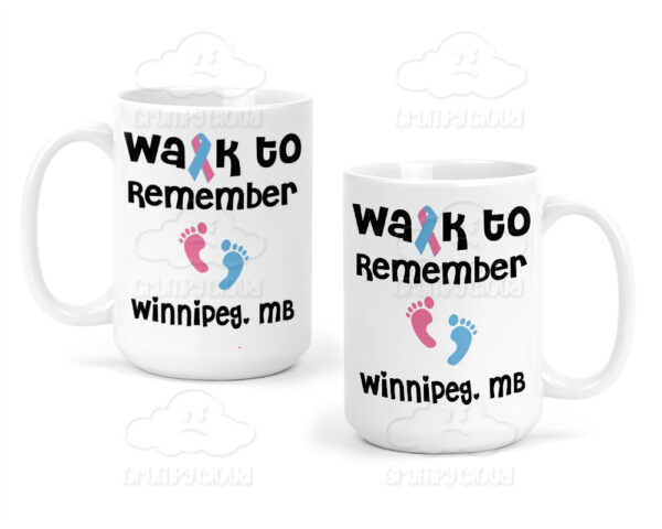 Walk to Remember Winnipeg MB 15oz ceramic mug